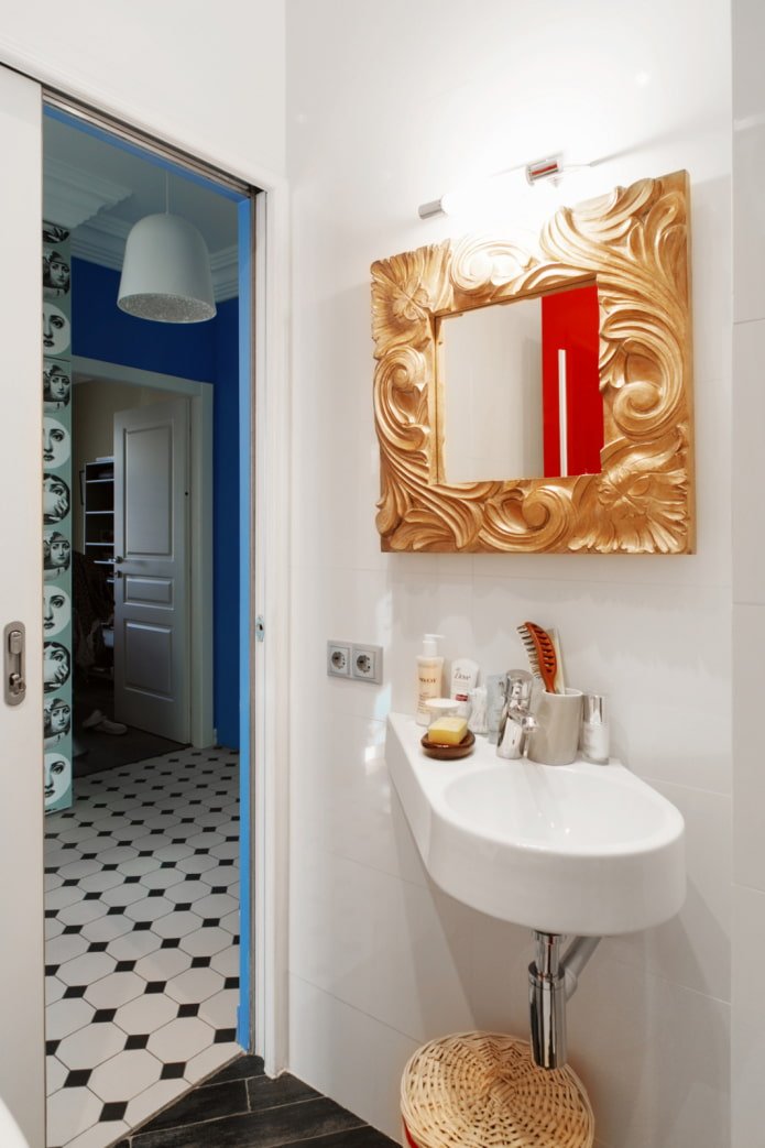 Beveled sink