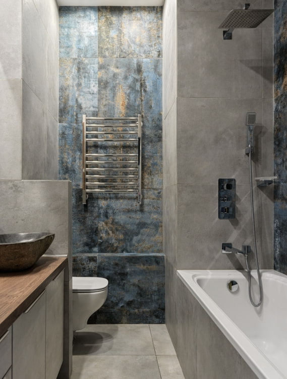 Partition in the bathroom