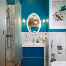 How to arrange the interior of a small bathroom?-2
