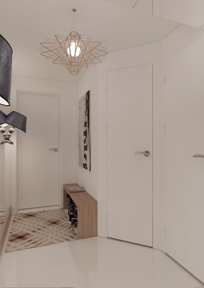 hallway in light colors