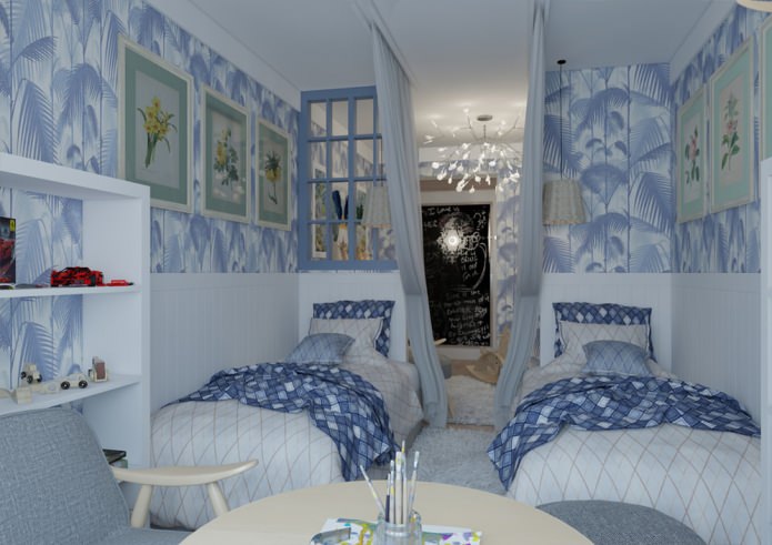 children's room for two children