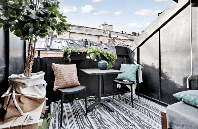 open balcony design