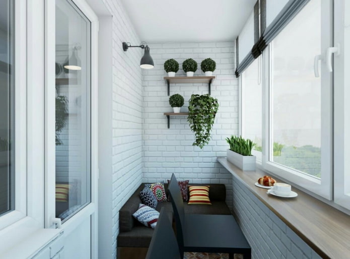 closed balcony design