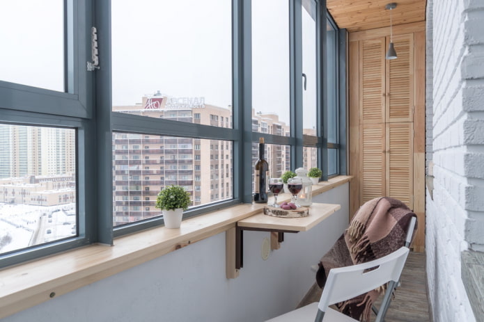 closed balcony design