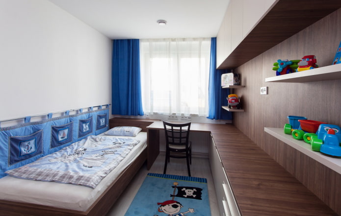 design of a boy's nursery