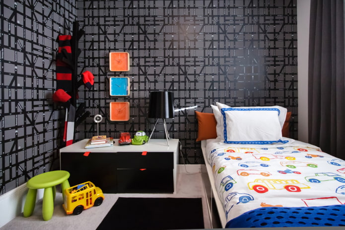design of a boy's nursery