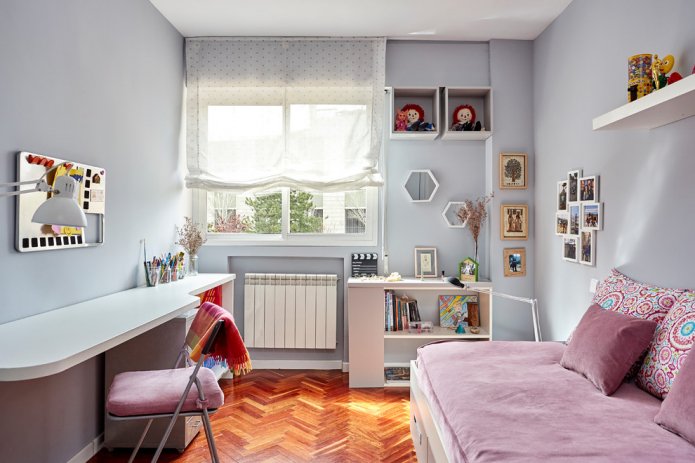 Children's room for a schoolchild