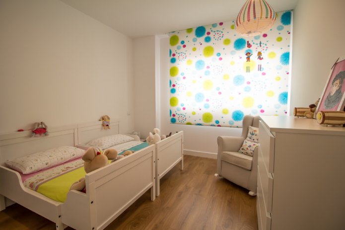 bedroom 9 square meters for two children