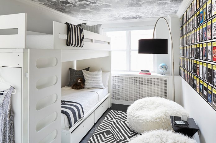 bedroom 9 square meters for two children