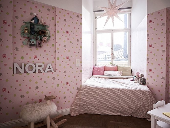 planning a children's room of 9 squares