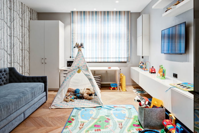 Play area for a younger student