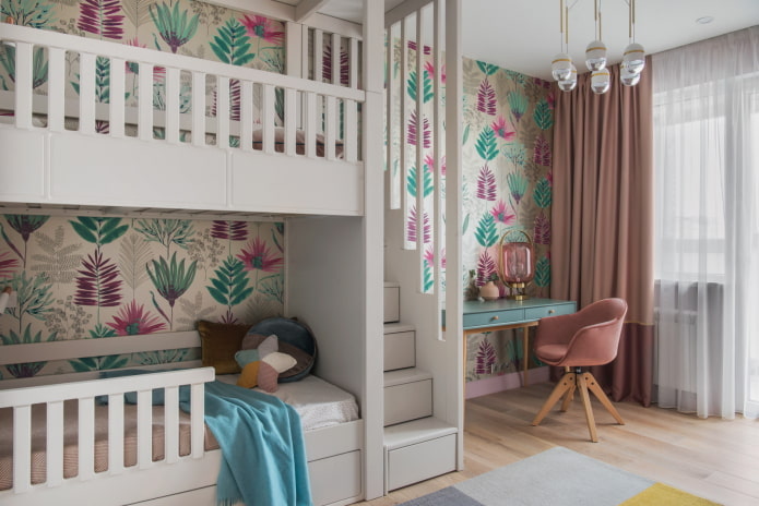 Children's room for two girls