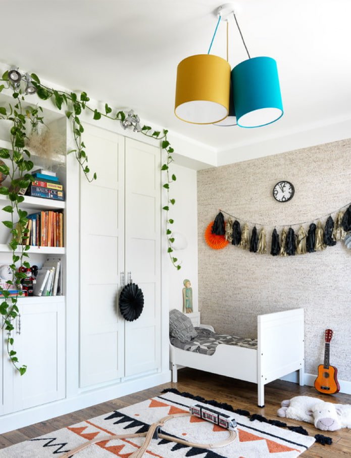 children's room in Scandinavian style