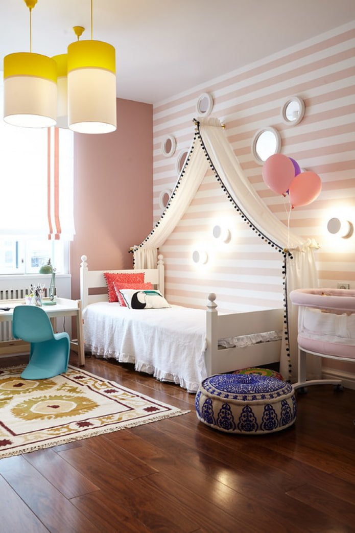 canopy over the bed