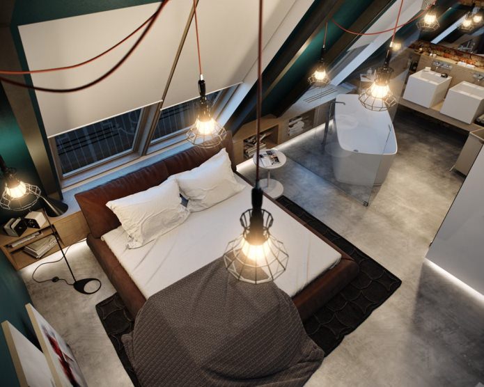 bedroom on the second floor