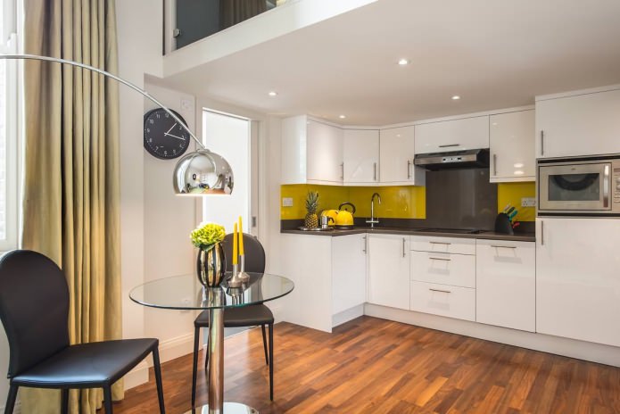 kitchen on the first level