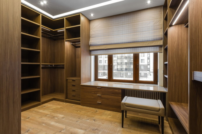 color scheme of the wardrobe