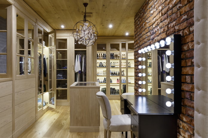 lighting in wardrobe design
