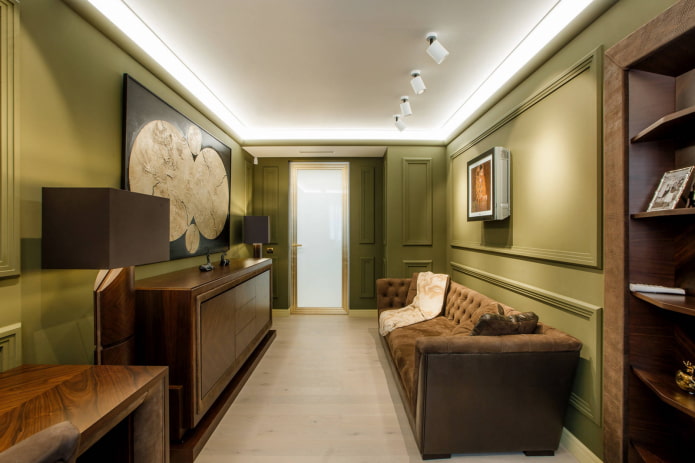 Design of a rectangular living room