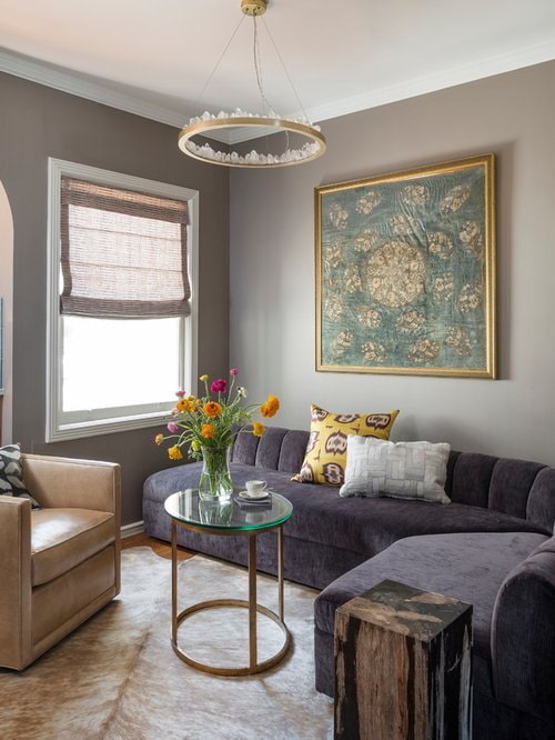 corner sofa with an armchair