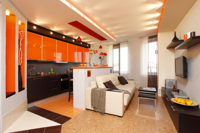 Kitchen-living room
