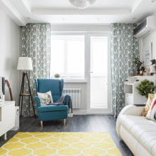 How to design the interior of a living room of 20 sq m?-3
