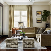 How to design the interior of a living room of 20 sq m?-4