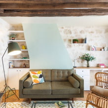 How to design the interior of a living room of 20 sq m?-6