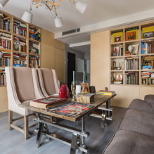 How to decorate the interior of a living room of 20 sq m?-8