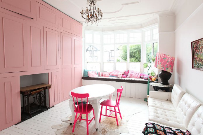 Chairs in the living room interior