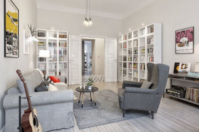 design project of an apartment 100 sq. m.