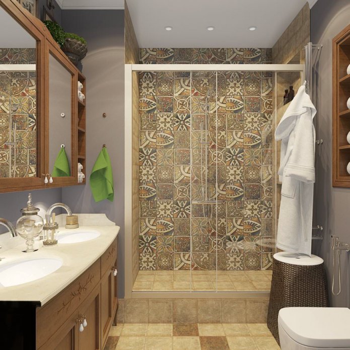 bathroom with shower