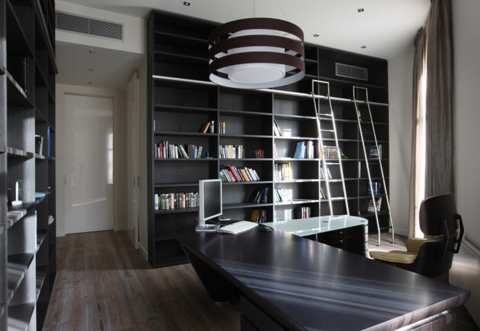 minimalist study interior