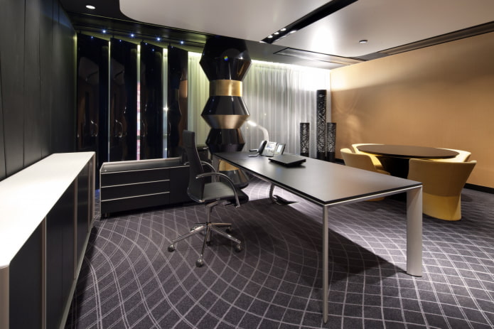 minimalist study interior