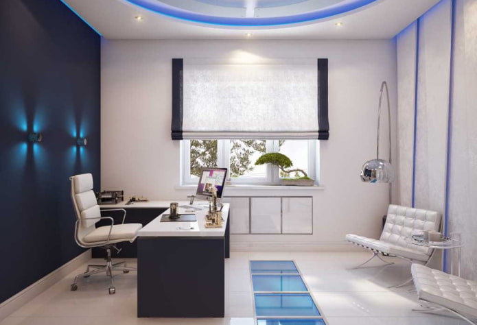 minimalist study interior