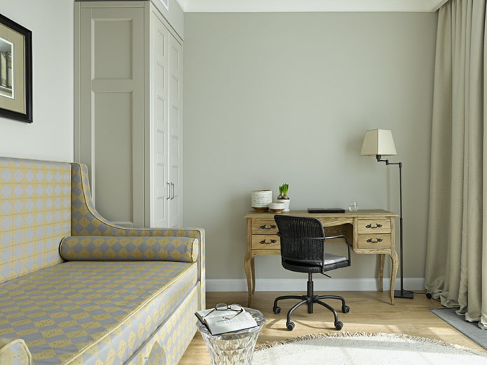 interior design of a small office