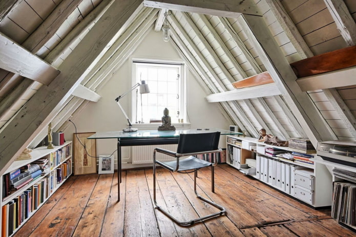 study in the attic