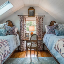 How to decorate a room in the attic?-3