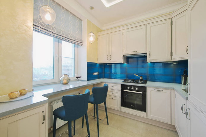 kitchen interior of 10 sq