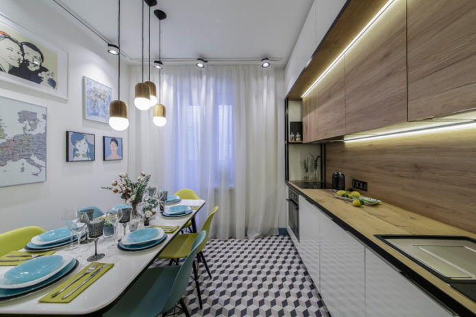 floor in the kitchen
