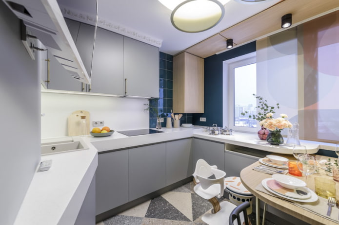 linoleum in the kitchen