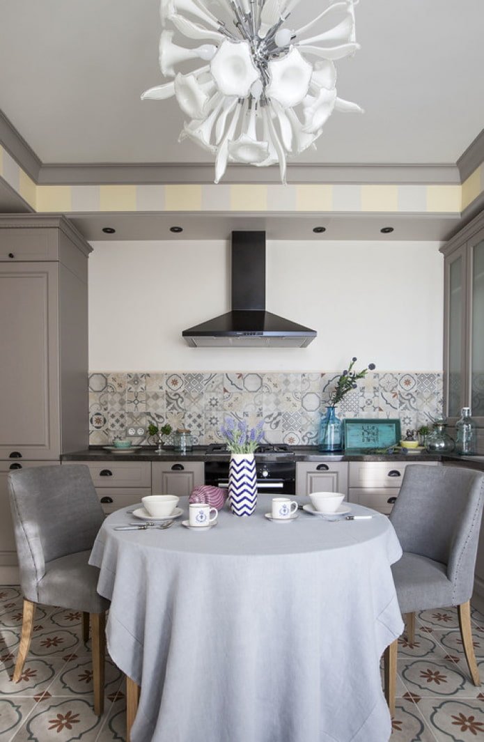 linear kitchen set