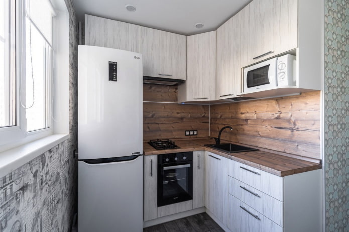 narrow kitchen appliances