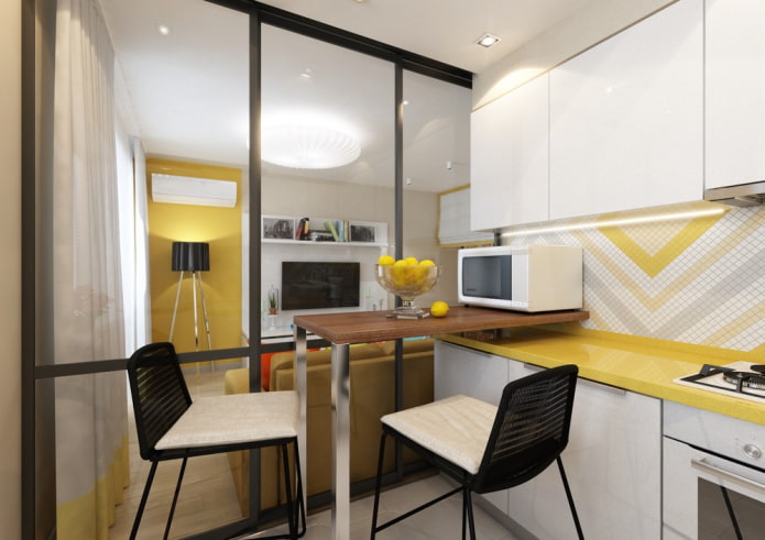 kitchen layout of 5 sq m