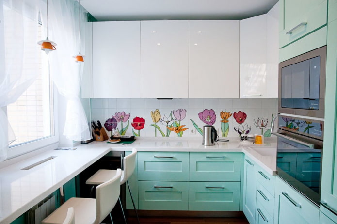 kitchen interior design of 5 sq m