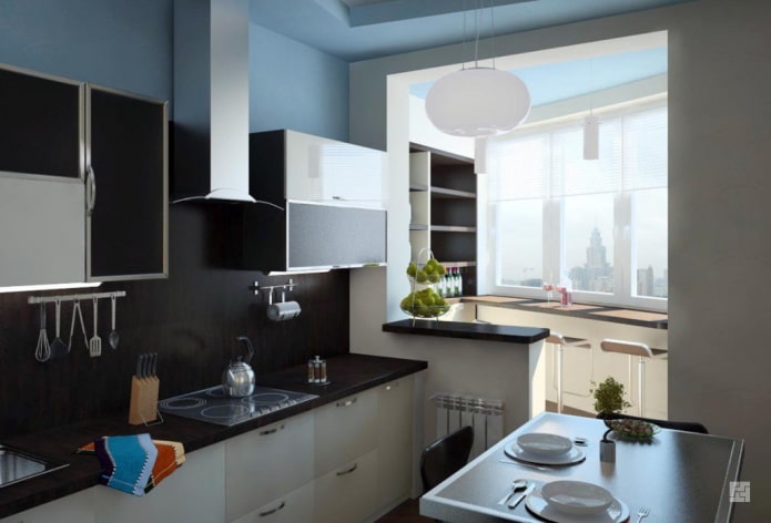 kitchen interior design of 5 sq m