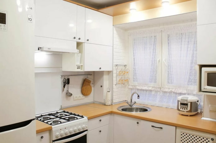 kitchen interior of 6 square meters