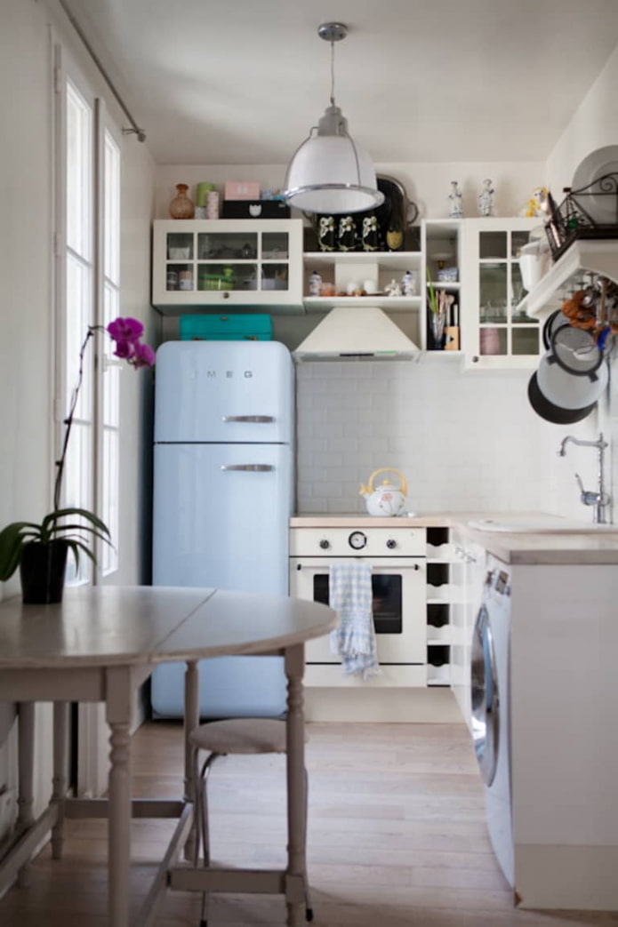 smeg refrigerator in the interior