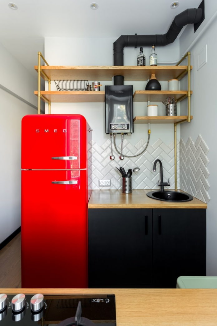 bright refrigerator