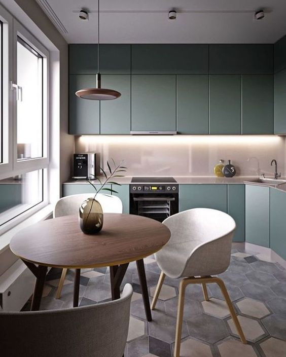 spotlights in the kitchen